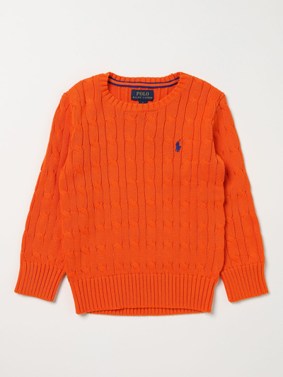 Polo Ralph Lauren Sweater  Kids Color Orange In Orange