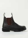 Blundstone Elastic Sided V-cut Ankle Boots In Dark