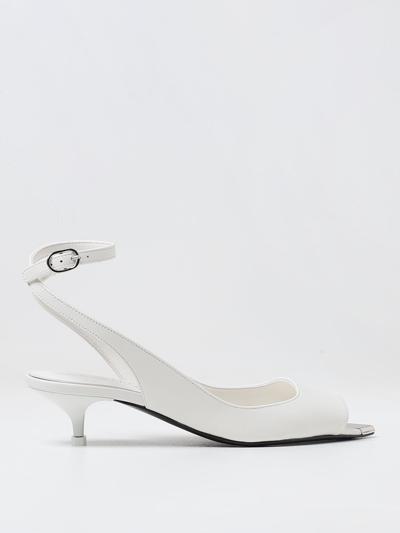 Alexander Mcqueen Heeled Sandals  Woman Color White