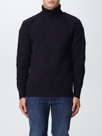 Drumohr Sweater  Men Color Blue In Blue
