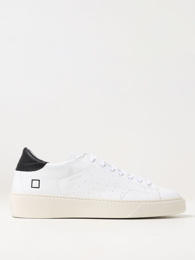 Date D.a.t.e. Leather Trainers In White