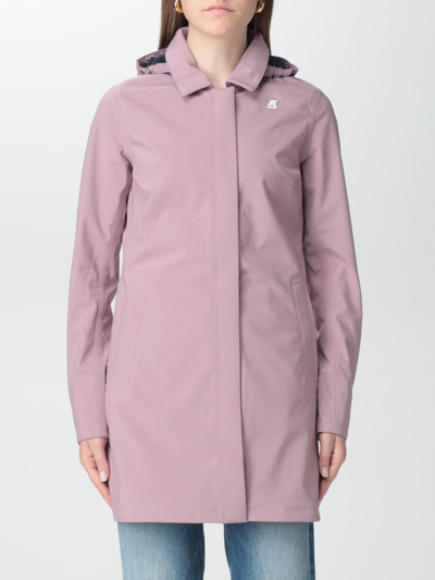 K-way Coat  Woman Color Lavander In Lavander