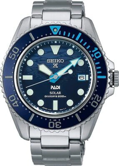 Pre-owned Seiko Watch Prospex Diver Scuba Padi Special Edition The Blue Sbdj057 Men&39;