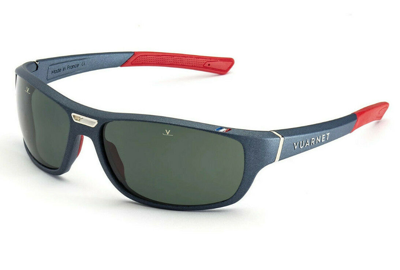 Pre-owned Vuarnet Sunglasses Vl191800071622 Vl1918 Racing 1918 Blue & Grey Polar Polarized In Gray