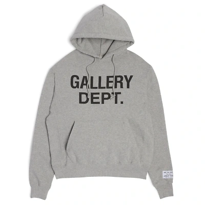 Pre-owned Gallery Dept. Gallery Dept Center Big Logo Hoodie - Authentic -new With Tags In Gray