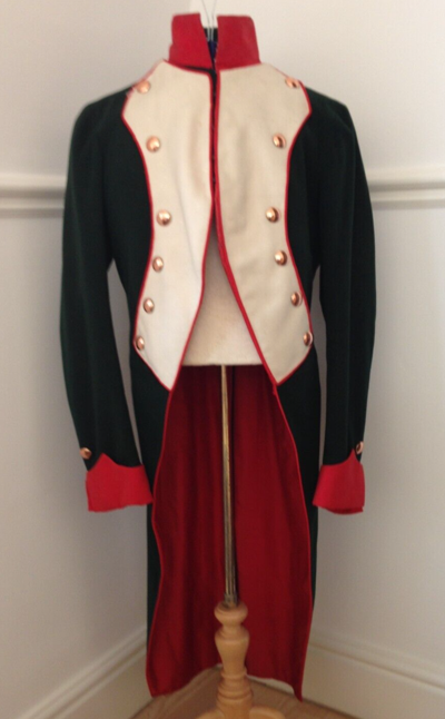 Pre-owned 100% Napoleonic 1st Empire French Line Infantry Rifleman Revolution Black Jacket