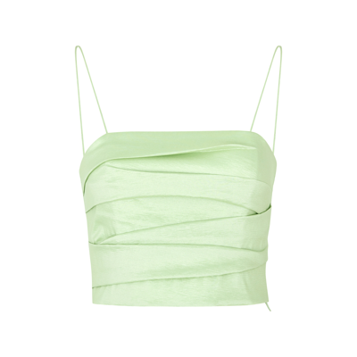 Alice And Olivia Oberteil Tita In Light Green