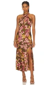 Astr Midi-kleid Marissa In Olive