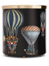 Fornasetti Paper Basket Palloni In Schwarz