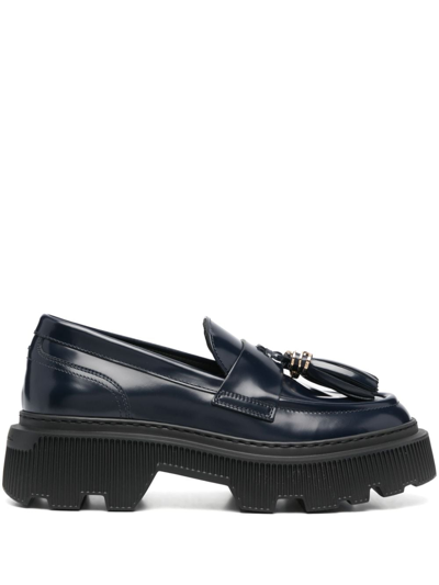 Santoni Howard Loafers In Black