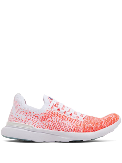 Apl Athletic Propulsion Labs Techloom Breeze Mesh-panelling Sneakers In Weiss