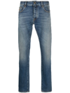 MOORER STONEWASHED MID-RISE JEANS