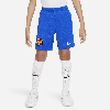 Nike Fc Barcelona 2023/24 Stadium Away Big Kids'  Dri-fit Soccer Shorts In Blue