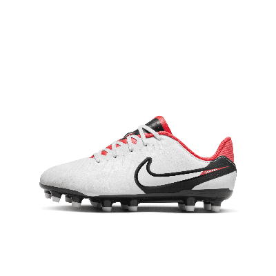 Nike Jr. Tiempo Legend 10 Academy Little/big Kids' Multi-ground Low-top Soccer Cleats In White