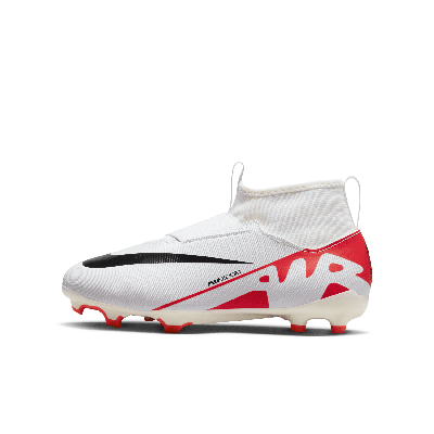 Nike Jr. Mercurial Superfly 9 Academy Little/big Kids' Multi-ground High-top Soccer Cleats In Red