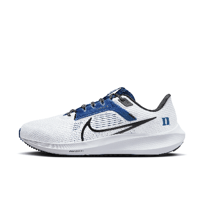 Nike Men's Pegasus 40 (duke) Road Running Shoes In White