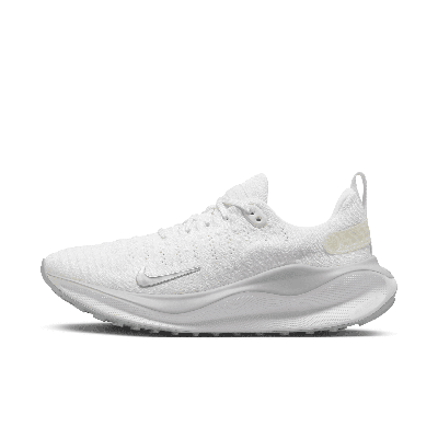 Nike React Infinity Run Flyknit 4 Running Shoe In White
