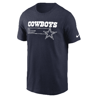 Nike Dallas Cowboys Division Essential  Men's Nfl T-shirt In Blue