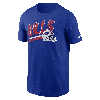 Nike Royal Buffalo Bills Essential Blitz Lockup T-shirt In Blue