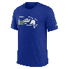 Nike Seattle Seahawks Rewind Logo  Men's Nfl T-shirt In Blue