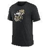 Nike New Orleans Saints Rewind Logo  Men's Nfl T-shirt In Black