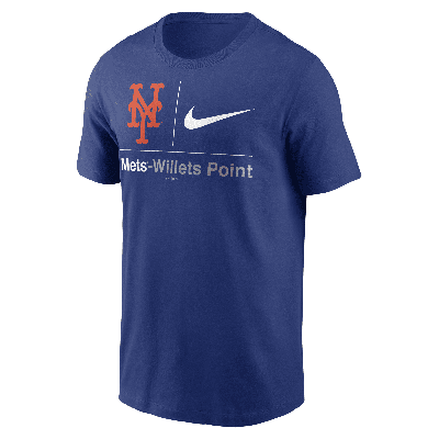 Nike New York Mets Hometown  Men's Mlb T-shirt In Blue