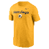 Nike San Diego Padres Hometown  Men's Mlb T-shirt In Yellow