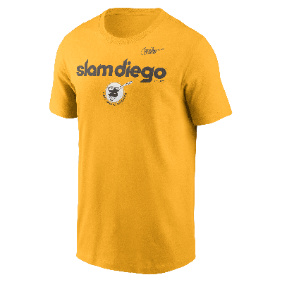 Nike San Diego Padres Hometown  Men's Mlb T-shirt In Yellow