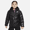 Nike Colorblock Chevron Puffer Jacket Little Kids Jacket In Black