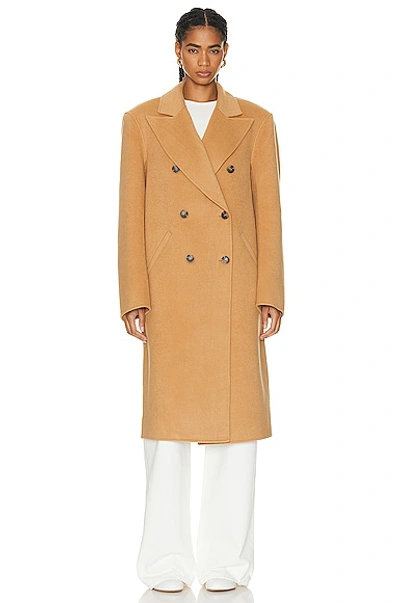 Grlfrnd The Big Winter Coat In Camel