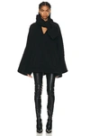 Attico Anorak With Ribbon In Black