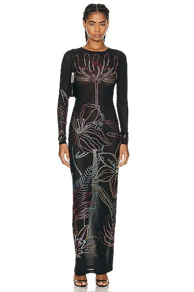 Rococo Sand Chris Maxi Dress In Black | ModeSens