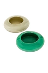 Helle Mardahl Candy Dish Pair In Green