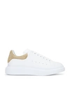 Alexander Mcqueen Oversized Low-top Sneakers In White/oyster