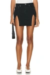 GRLFRND JASMINE MINI SKIRT WITH DOUBLE SLIT