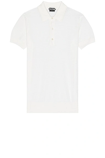 TOM FORD PIQUET SHORT SLEEVE POLO