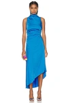 A.l.c Iggy Sleeveless Asymmetric Dress In Ibiza