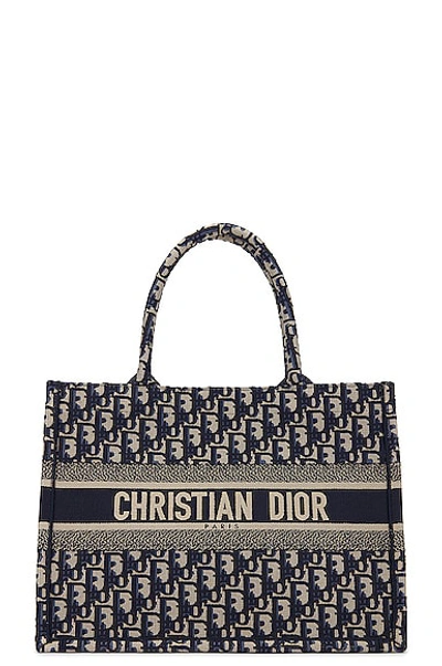 Dior Medium Book Tote Bag In Black