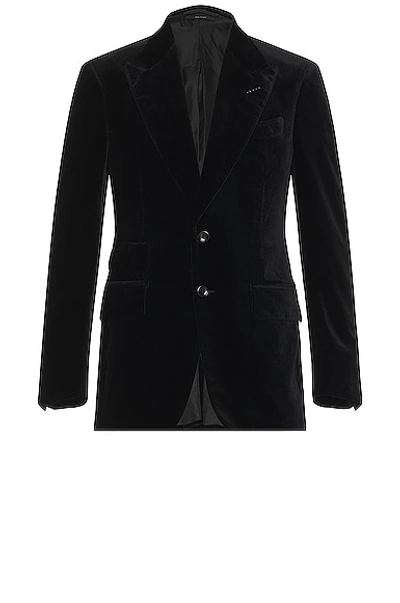 Tom Ford Compact Light Jacket In Black