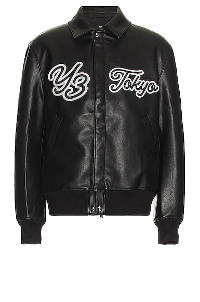 Y-3 Collared Bomber In Black | ModeSens