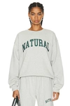MUSEUM OF PEACE AND QUIET NATURAL CREWNECK