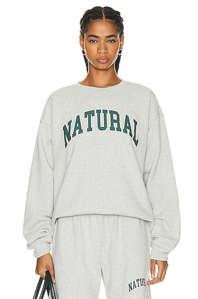 Museum Of Peace And Quiet Natural Crewneck Sweatshirt In Heather