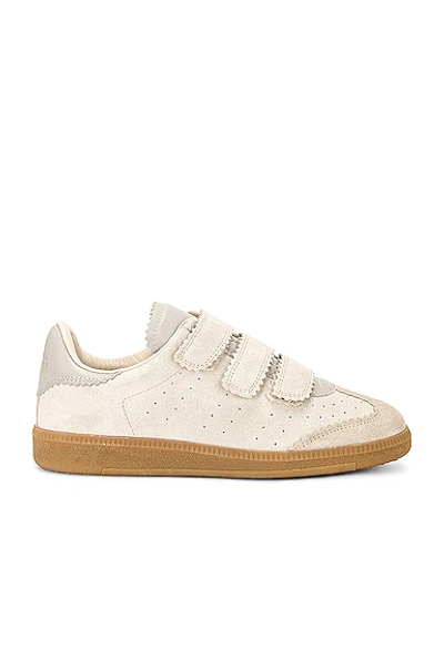 Isabel Marant Beth Mixed Leather Triple-grip Sneakers In Multi