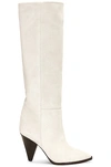 Isabel Marant Ririo Suede Slouchy Boot In Grey