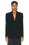 Alexander Wang Oversize Single-breasted Blazer In Black