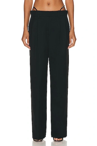 Alexander Wang Low Waisted G-string Trouser In Black