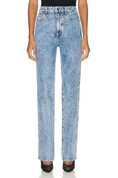 Khaite Danielle High-rise Straight Jeans In Bryce