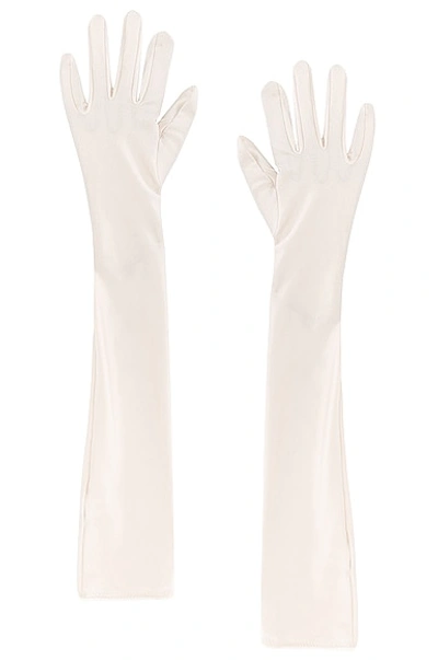 Anna October Manon Gloves In Ivory