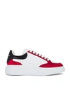 Alexander Mcqueen Oversized Sneaker In White/welsh Red/black
