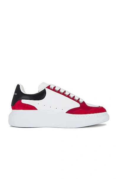 Alexander Mcqueen Oversized Sneaker In White & Red